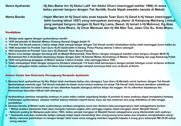 BIODATA GURU PONDOK PASIR TUMBOH 2