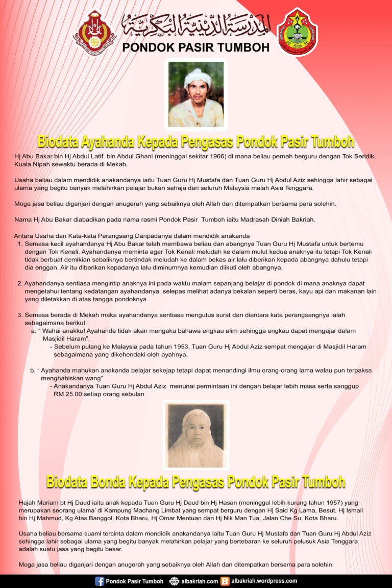 biodata guru pondok p tumbuh