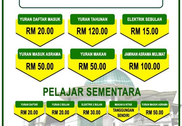 yuran madrasah